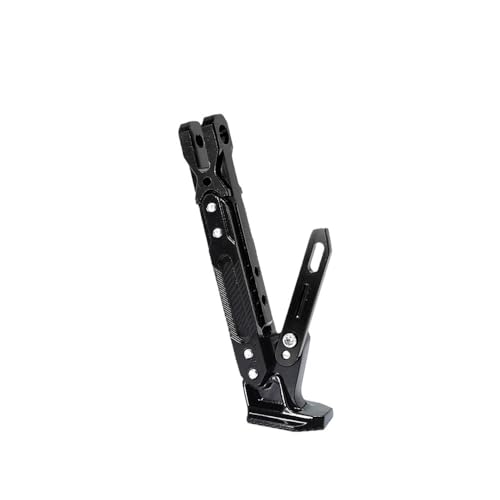 Support de stationnement moto pour éviter les chutes sur sol meuble et boueux