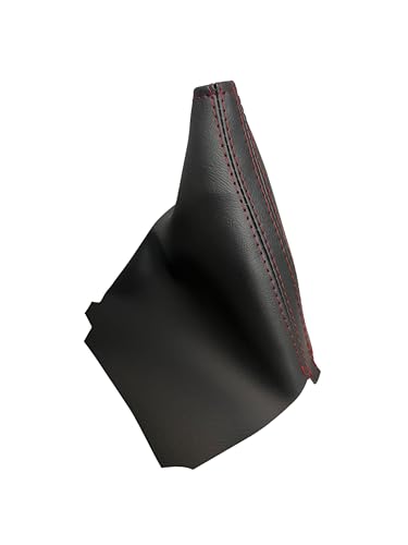 Shift Boot - 2022 Subaru WRX 2 Red Stitch Microfiber Leather Shift Boot Cover Fits for Subaru Impreza WRX STI Crosstrek Forester 2008 2009 2010 2011 2012 2013 2014 2015 2016 (Made in USA)