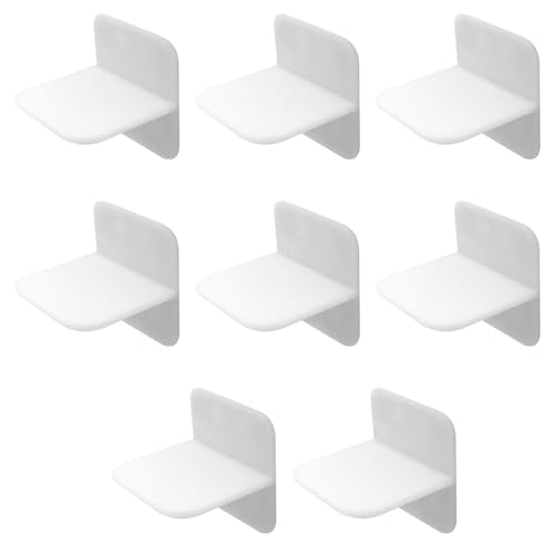 家具転倒防止 8個セット 耐震ストッパー 転倒防止 粘着式 地震 地震対策 しっかり固定 本棚・カラーボックス・冷蔵庫用 穴開け不要 耐震グッズ L字型
