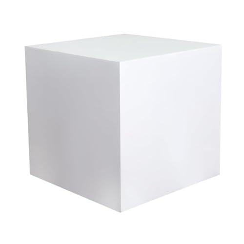 Présentoirs sur pied polyvalents et colonnes cubiques pour boutiques