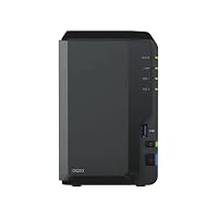 Synology DS223 2-Bay Diskstation NAS (Realtek RTD1619B Quad-Core 2GB Ram 1xRJ-45 1GbE LAN-Port) 2TB Bundle mit 2 x 1TB Seagate IronWolf NAS HDDs – Ansicht 2