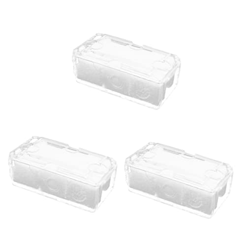 Cabilock 3 Pz Scatola Trasparente Per Orologi Porta Rossetto Organizzatore Di Anelli Casse Del Telefono Chiare Cassa Dellorologio Astucci Uomo Animale Domestico Di Plastica Guarda Vetrina