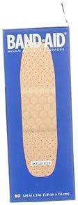 B-A Pl 60 5635 Wide Size 60s Band-Aid Plastic Comfort Flex