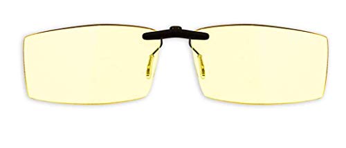 GUNNAR Gaming and Computer Eyewear/Bit, Amber Tint - Patented Lens, Reduce Digital Eye Strain, Block 65% of Harmful Blue Light