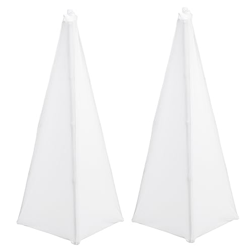 Housse pour trépied de haut-parleur réversible en polyester ajustable lot de 2 pièces