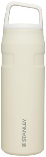 Image of Stanley IceFlow Cap and Carry Water Bottle | Wide Mouth Twist Lid | Lightweight & Leakproof for Travel & Sports | Insulated Stainless Steel | BPA-Free