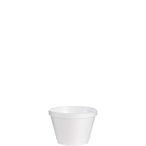 Dart 6SJ12 6 oz Foam Container (Case of 1000) Dart 6SJ12 6 oz Foam Container (Case of 1000)