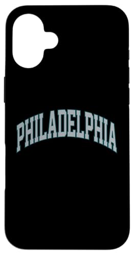 Retro Philadelphia Souvenir Classic Philadelphia Gris Verde Carcasa para iPhone 16 Plus