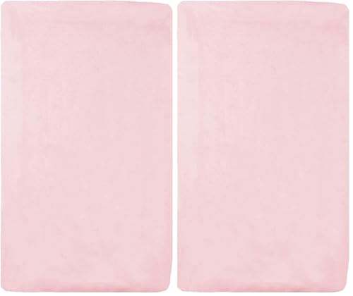 Image of American Baby Company 100% Natural Cotton Fitted Cradle /Bassinet Sheet 36 inch x 18 inch - Soft, Breathable & Hypoallergenic Bed Sheet, Baby Pink, Neutral for Boys & Girls (Pack of 2)
