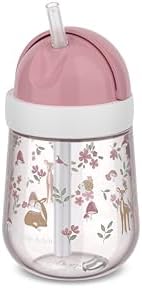 Mepal - Strohhalmbecher Mio Little Dutch - 300 ml - Fairy Garden | Kleinkind Strohhalm Becher ab 9 Monaten - Auslaufsichere Trinkflasche für Kleinkinder - Spülmaschinengeeignet