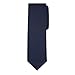 Jacob Alexander Solid Color Mens Tie - Comfortable Soft-lined Satin Microfiber Necktie - Timeless Formal Look for Weddings, Business and Events - (Regular Size - Navy Blue)