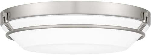 Quoizel Dunbar Integrated LED Brushed Nickel Flush Mount Light
