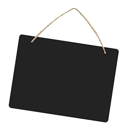 Duiaynke Wooden Blackboard Educational Toy Double Sided Hanging Black Board for Little Message and Holiday Decor or Home Decor and Kids Craft (4)