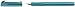 Schneider 168657 Ceod Shiny Füller (Rechts- und Linkshänder, M-Feder, inkl. Tintenpatrone königsblau) teal
