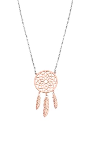 LOTUS STYLE Collar Mujer Acero Inoxidable - Colgante de Atrapasueños