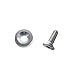 JCSUMRID 20 Pcs Engine Bay Dress Up Bolts Kits Fasteners Aluminum M6 Screws Bumper Fender Washers License Plate Frame Decor Bolts Accessories for Most Vehicle Motorcycles Cars Trucks(Silver)