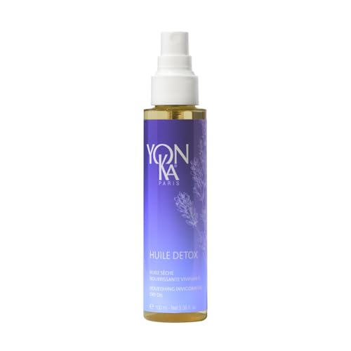 Yon-Ka Detox Olio secco per il corpo 100 ml – 99,9% ingredienti naturali – Olio essiccante disintossicante e nutriente per tutti i tipi di pelle – Nessuna finitura grassa – Delicato profumo provenzale