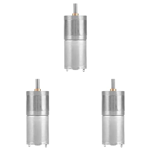 Motor reductor de gusano de turbina 12V 200RPM motor de engranaje micro 25GA 370 4 Uds