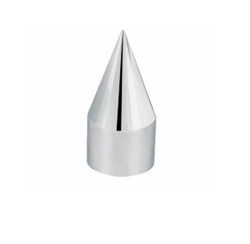 8 Pack Chrome Spike Hex Nut Bolt Press On Covers Car & Truck Motorcycle - 9/16" Style-9856-4444