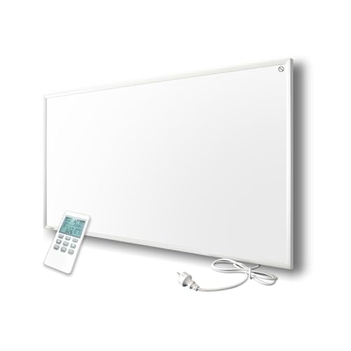 Byecold Infrarotheizung mit Thermostat 700 Watt, Infrarot wandmontage Elektroheizung Energiesparende, Heizpaneel Elektrisch mit Energiesparend Überhitzungsschutz Byecold Infrarotheizung mit Thermostat 700 Watt, Infrarot wandmontage Elektroheizung Energiesparende, Heizpaneel Elektrisch mit Energiesparend Überhitzungsschutz