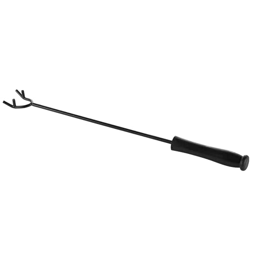 Moderne, runde Garten Feuerstelle mit bunten Schiefer-Fliesen Stahlgestell Erebus