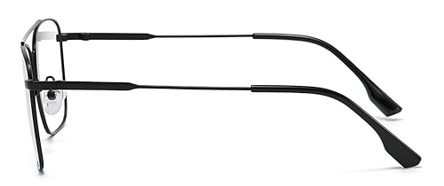 Image of Roshfort Men and Women Wonder Metal Full Rim Square Shape Eyeglasses Anti Reflective Eyewear Spectacles Frame