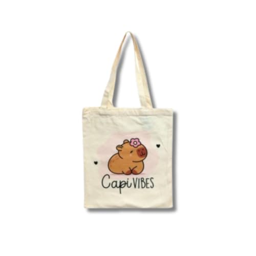 Bolsa Premium de Capivara – Algodão Cru Sustentável, Estilo Exclusivo e Super-Resistente para Uso Diário