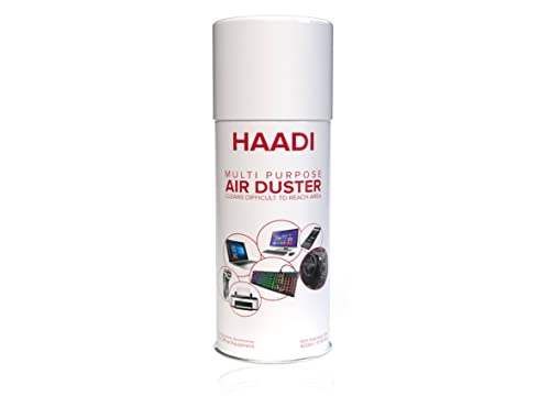 Image of Air Duster Can Multi Purpose Spray Gun (Pack of 20) Invertible Compressed Gas Non-Contact Cleaner Portable Power Cleaner for Electronic Equipment & Difficult to Reach Areas-400 ml