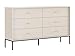 Vente-unique-Comò 6 cassetti Beige - BOGDAN immagine