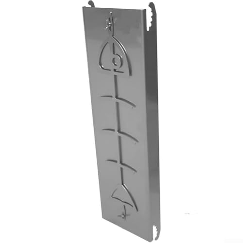 Soporte de salmón de llama de acero inoxidable diseñado para parrillas de barbacoa de cuenco de fuego y hervidor, que ofrece una fácil rotación y un ajuste seguro de inclinación para una parrilla