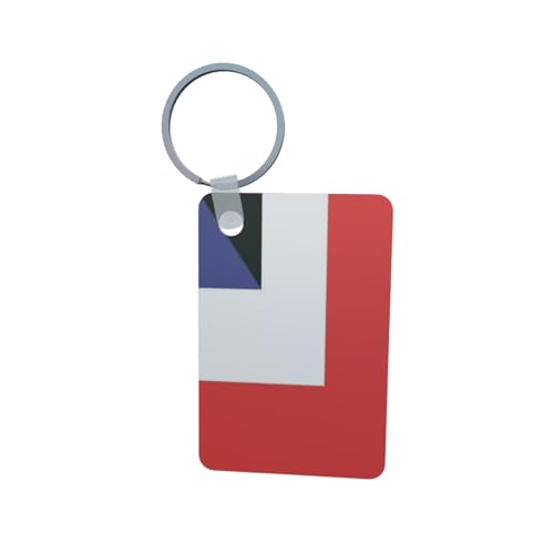 U24 Porte-clés Yémen-France en aluminium 50 x 47 mm