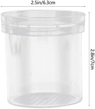 POPETPOP Vacuum Cleaner Toy Lizard Terrarium 6Pcs Magnifying Viewer Box - Mini Viewer Critter Cage Box Container, Kids Science Nature Exploration Tools Small Terrarium Kids Outdoor Toys 4 21pDqlNWZbS. AC