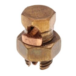 High-Strength Split-Bolt Connector, 10 Str.-12 Sol
