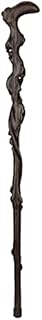 ZAPION Wooden Walking Stick Solid Cane Folding Black Rosewood Wood Old Walking Stick, Root Carving Smooth and Delicate Light Walking Poles