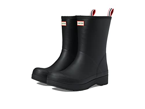 Image of Hunter Men's メンズ プレイ ビーガン シアリング インシュレイティド ミッド ハイト レインブーツ