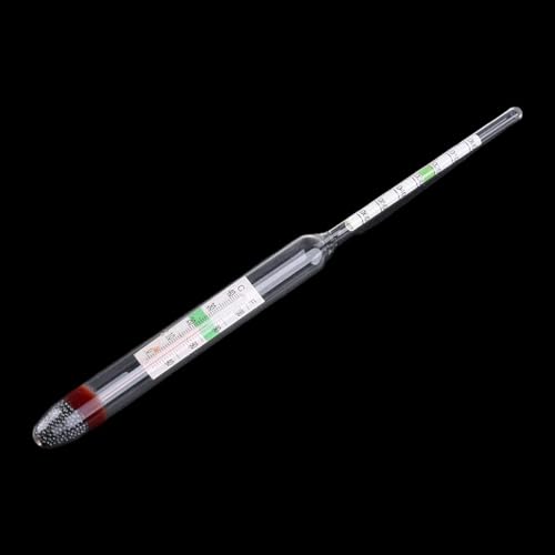 JAGTRADE Glass Aquarium Hydrometer with Built-in Thermometer Marine Floating Salt Water Salinity...
