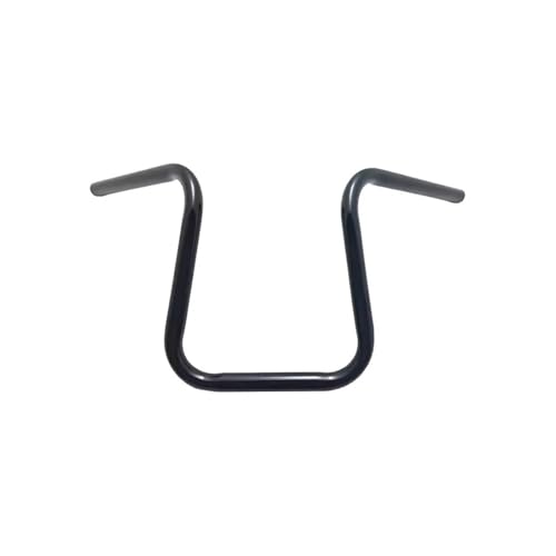 Guidon noir brillant de 12 pouces gros ventre 25mm pour moto Harley XR1200