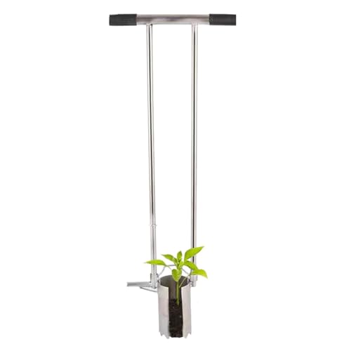 Herramienta para Plantar bulbos de Mango Largo - Trasplantador de Plantas de Mango Largo para jardinería | Trasplantador de Plantas Manual, desmalezador, Herramienta para Plantar bulbos Vegetales.