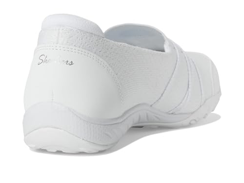 Skechers Women's Breathe Easy-Harbor Hues Sneaker, White, 11 by Skechers - Image 5