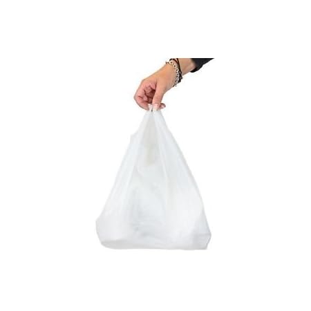 White vest carrier bags Clearance