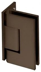 C.R. LAURENCE V1E0440RB CRL Oil Rubbed Bronze Vienna 044 Series Wall Mount Offset Back Plate Hinge
