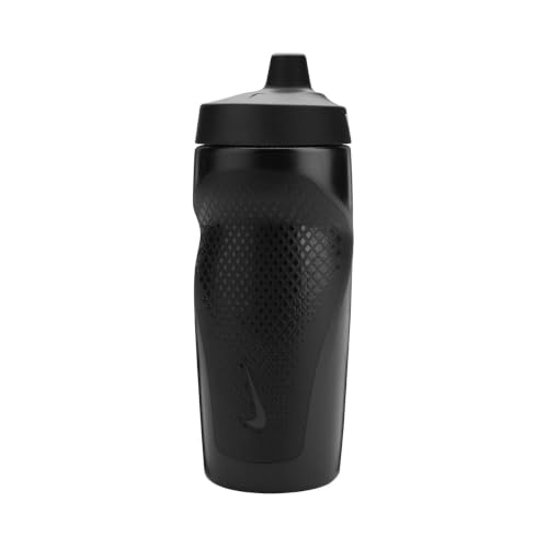 Image of Nike REFUEL BOTTLE GRIP 18 OZ - BLACK /BLACK /WHITE, 532 ML