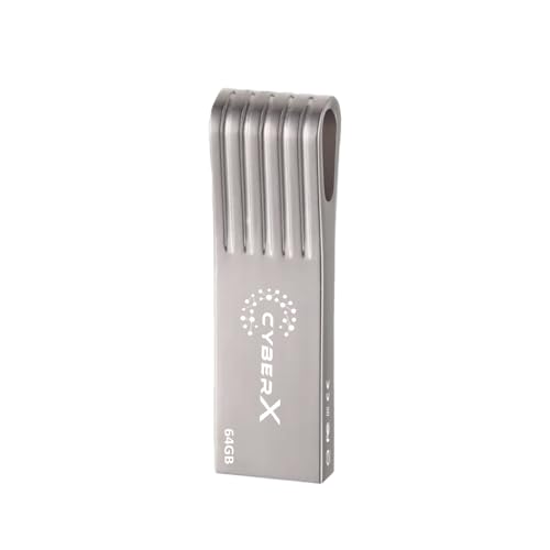 CYBERX CY295 64 GB Metal Body Flash Drive USB 2.0 Type A Pendrive (Metallic Chrome) (B0CZS2C7RT) Amazon Price History, Amazon Price Tracker
