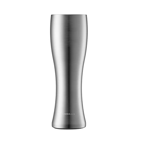 LocknLock Beer Tumbler in Silver