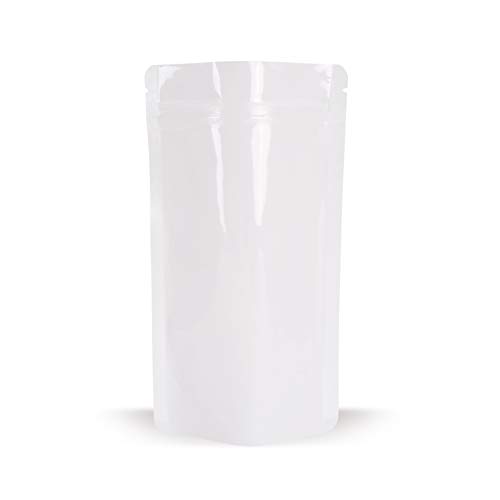 Elke - Bolsas de plástico (100 unidades, 85 x 140 cm), color blanco