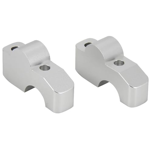 Pince rehausse guidon moto argent en alu CNC robuste pour CB650R CRF1100L