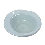 PLAFOPE Bassin de Bain Sitz pour Toilettes avec Bords Lisses Design sans Squat Bassin Hygi...