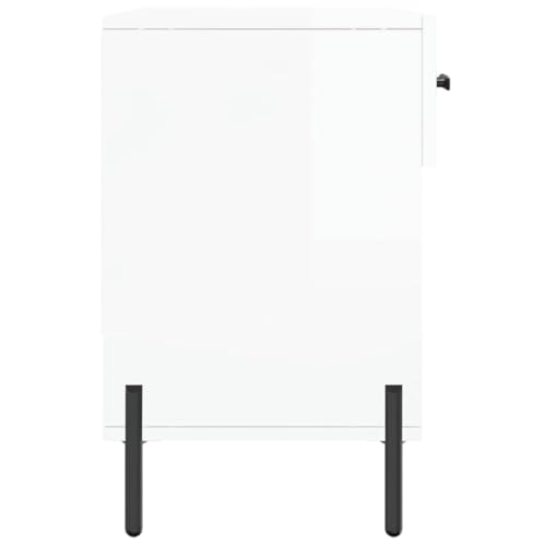 Banc à Chaussures Moderne avec 2 Tiroirs pour Organiser le Salon - 8
