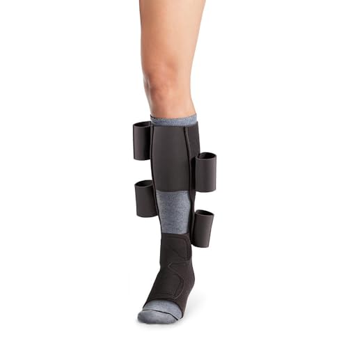 Image of 30-40 Mmhg Compreflex Below Knee W /Boot; Low Stretch; Med Tall;Black SIGVARIS