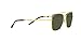 Ray-Ban Unisex RB3636 New Caravan Square Sunglasses, Legend Gold/Green, 58 mm